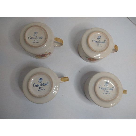 StoneCrest Autumn Glory Soup Mug Cup Vintage, Korea Casualstone, JMP - Picture 4 of 10